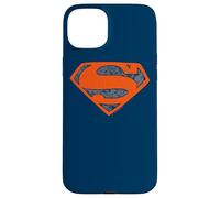 Custodia per iPhone 15 Plus Superman Vintage Red Shield Collage
