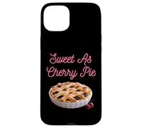 Custodia per iPhone 15 Plus Sweet As Cherry Cream Pie Divertente sarcastico ciliegie detti