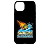 Custodia per iPhone 15 Plus Swim Dad To A Small Tidal Wave Swimming Istruttore