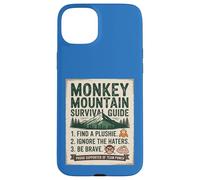 Custodia per iPhone 15 Plus T-shirt Punch Monkey Primate Highland Adventure Advice