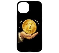 Custodia per iPhone 15 Plus T-shirt Z Coin Crypto Crypto Design per amore di valuta digitale