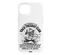 Custodia per iPhone 15 Plus Taco Tuesday Club Divertenti carlini e amanti del cibo