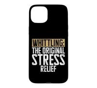 Custodia per iPhone 15 Plus Tagliare l'originale Stress Relief Carving
