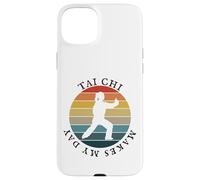 Custodia per iPhone 15 Plus Tai Chi rende il mio giorno, donne retrò vintage anni '80 Yin Yang