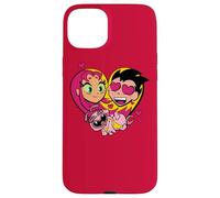 Custodia per iPhone 15 Plus Teen Titans Go! Starfire and Robin