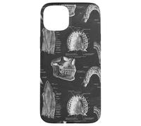 Custodia per iPhone 15 Plus Tema Dentale Vintage Denti Umani Anatomia Grafica