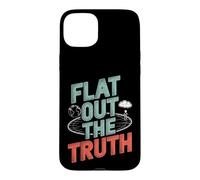 Custodia per iPhone 15 Plus Teoria della cospirazione della terra piatta - Appiattire la verità