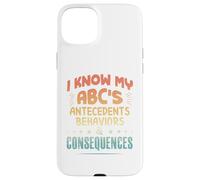 Custodia per iPhone 15 Plus Terapista ABA divertente - Conosco il mio ABC