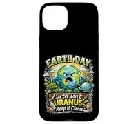 Custodia per iPhone 15 Plus Terra Isnt Urano Keep It Clean Funny Earth Day