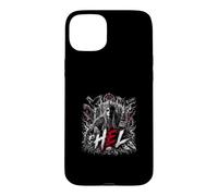 Custodia per iPhone 15 Plus Teschio norvegese dei corvi vichinghi della regina sotterranea