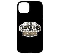 Custodia per iPhone 15 Plus The Best Carpenters Have Beards Bearded Wood Worker Citazione