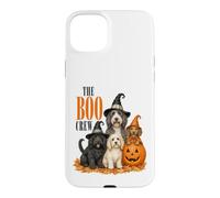 Custodia per iPhone 15 Plus The Boo Crew Halloween Dogs Pumpkin Witch Hat