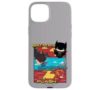 Custodia per iPhone 15 Plus The Flash Movie Batman Supergirl Chibi Trio