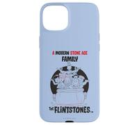 Custodia per iPhone 15 Plus The Flintstones Fred Wilma Modern Stone Age Car