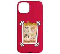 Custodia per iPhone 15 Plus The Flintstones Fred Wilma The Gang's All Here
