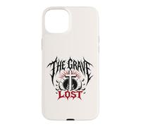 Custodia per iPhone 15 Plus The Grave, croce della risurrezione cristiana, arte heavy metal