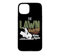 Custodia per iPhone 15 Plus The Lawn Ranger Rides Again - Mower Mowing - Lawn Caretaker