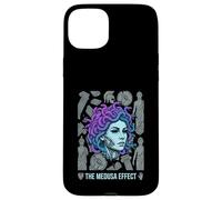 Custodia per iPhone 15 Plus The Medusa Effect Greco Mitologia Gorgone Statua Pietra Serpente