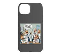 Custodia per iPhone 15 Plus Then I Said, This Won't Hurt a Bit - Doctor Nurse Cartoon