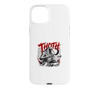 Custodia per iPhone 15 Plus Thoth egiziano Dio Saggezza Scrivere geroglifici