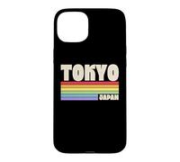 Custodia per iPhone 15 Plus Tokyo Giappone Rainbow Gay Pride Merch Retro anni '70 anni '80 Queer