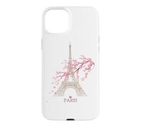 Custodia per iPhone 15 Plus Torre Eiffel di Parigi il segno dell'amore Francia Casa parigina