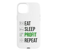 Custodia per iPhone 15 Plus Trader di criptovalute - Mangia ripetizione profitto sonno