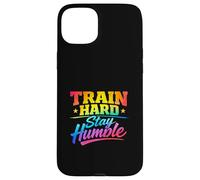 Custodia per iPhone 15 Plus Train Hard Stay Umile Palestra motivazionale