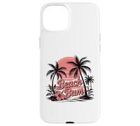 Custodia per iPhone 15 Plus Tramonto tropicale Beach Bum