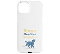 Custodia per iPhone 15 Plus Treppiede a tre zampe per gatti, con supporto a forma di cuore, resilienza