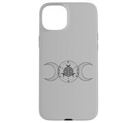 Custodia per iPhone 15 Plus Triplice Luna Ruota di Ecate Wicca Neopaganesimo Stregoneria