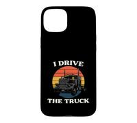 Custodia per iPhone 15 Plus Truck Driver I Drive The Truck Retro Big Rig