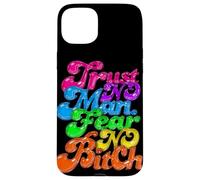 Custodia per iPhone 15 Plus Trust No Man Fear NoOne - Design audace