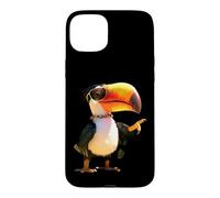 Custodia per iPhone 15 Plus Tucano con Occhiali da Sole Foresta Pluviale Sud America