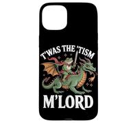 Custodia per iPhone 15 Plus Twas The Tism M'Lord Frog Dragon Rider Fantasy Medievale