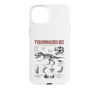 Custodia per iPhone 15 Plus Tyrannosaurus Rex Fossil Guide Museo Anatomia Arte