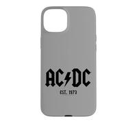 Custodia per iPhone 15 Plus Ufficiale AC/DC Band Logo Est 1973