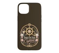 Custodia per iPhone 15 Plus Umorismo del fine settimana della festa del capitano di Nautical Bride Crew