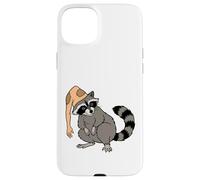 Custodia per iPhone 15 Plus Umorismo di Halloween del cappello di Coonskin del procione strano per i bizzarri