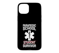 Custodia per iPhone 15 Plus Umorismo EMS per studenti sopravvissuti della scuola paramedica