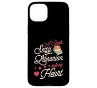 Custodia per iPhone 15 Plus Un bibliotecario super sexy ha rubato il mio cuore San Valentino