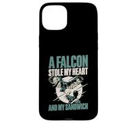 Custodia per iPhone 15 Plus Un falco ha rubato il mio cuore e la mia falconeria sandwich
