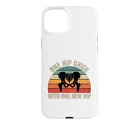 Custodia per iPhone 15 Plus Un Hip Pulcino Con Un Nuovo Hip Vintage Pelvi Tramonto