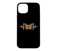 Custodia per iPhone 15 Plus Una farfalla monarca che batte proprio come il mio battito cardiaco