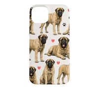Custodia per iPhone 15 Plus Vecchio Mastino Inglese Modello