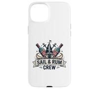 Custodia per iPhone 15 Plus Vela e Rum Crew Divertente Sailing Captain Sailor