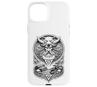 Custodia per iPhone 15 Plus Veles Simbolo Rune Slavo Pagano Sciamano Totem Arte