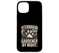 Custodia per iPhone 15 Plus Veterinario Di Giorno Giardiniere Di Notte Flore