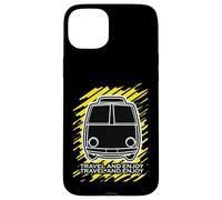 Custodia per iPhone 15 Plus Viaggia e goditi Vintage Van Retro Road Trip