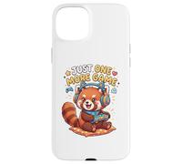Custodia per iPhone 15 Plus Video Gaming Just one more Game Gaming Red Panda